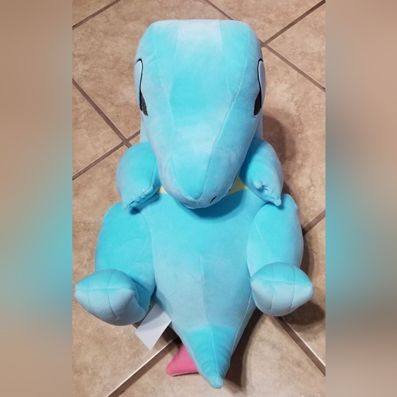 Jazwares Pokemon Sleeping Totodile 18 Inch Plush - Picture 3 of 7
